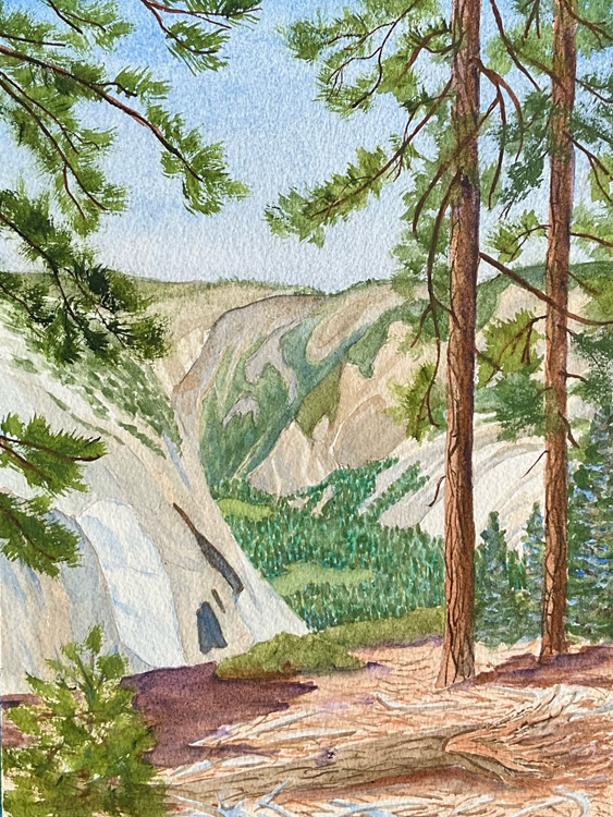 View of Yosemite Valley from Panorama Trail, Yosemite National Park