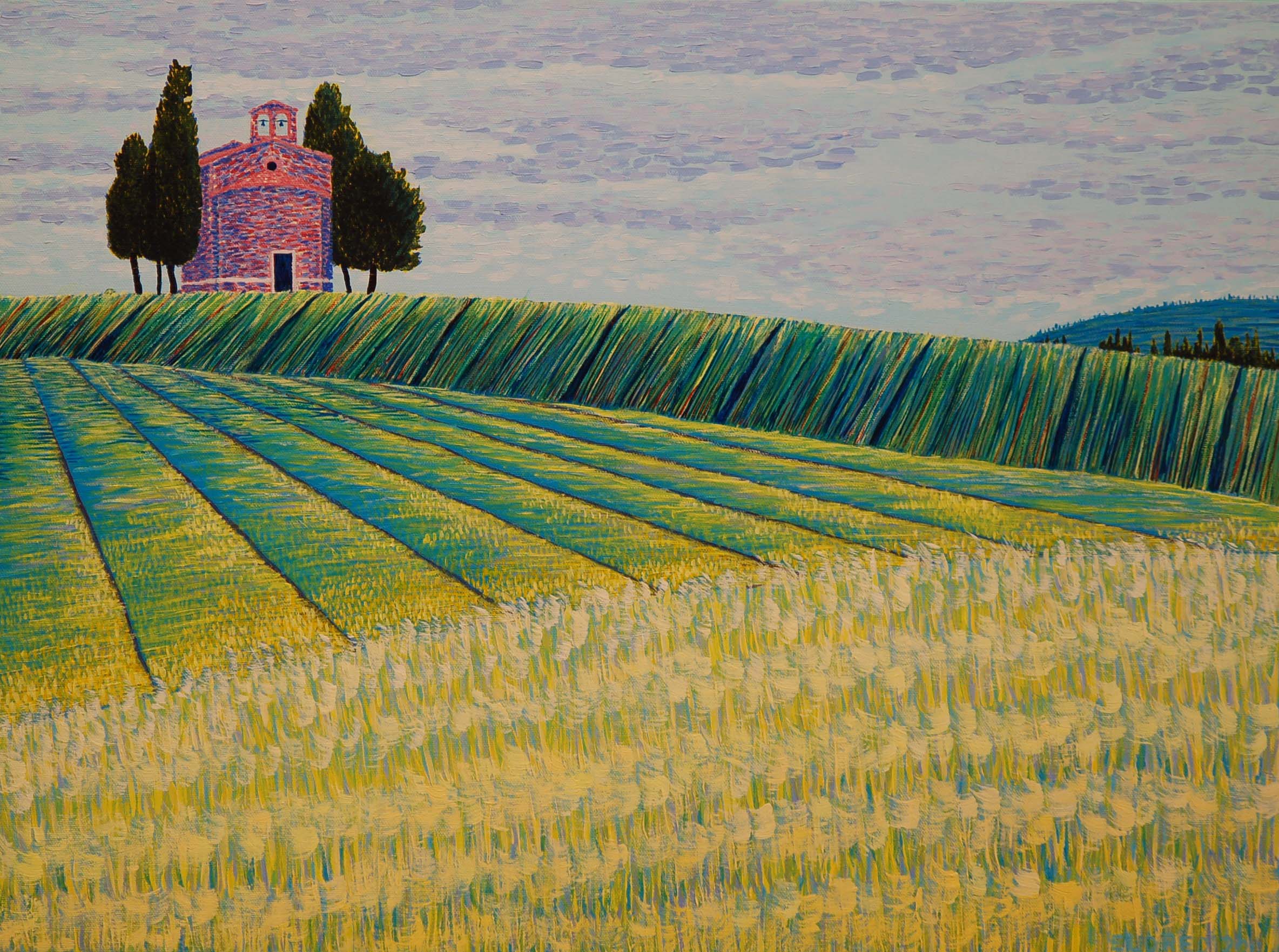 tuscany fields