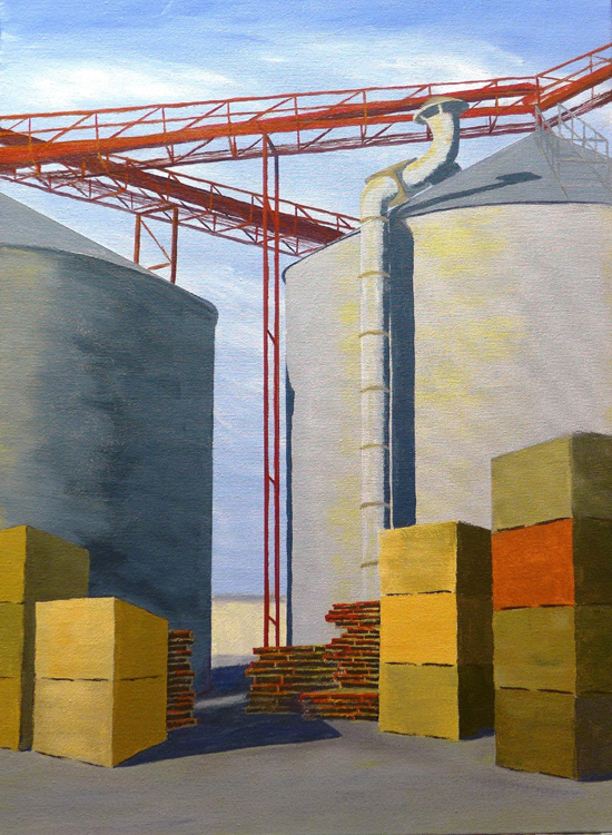 Silos and Packing Crates, Winters, CA